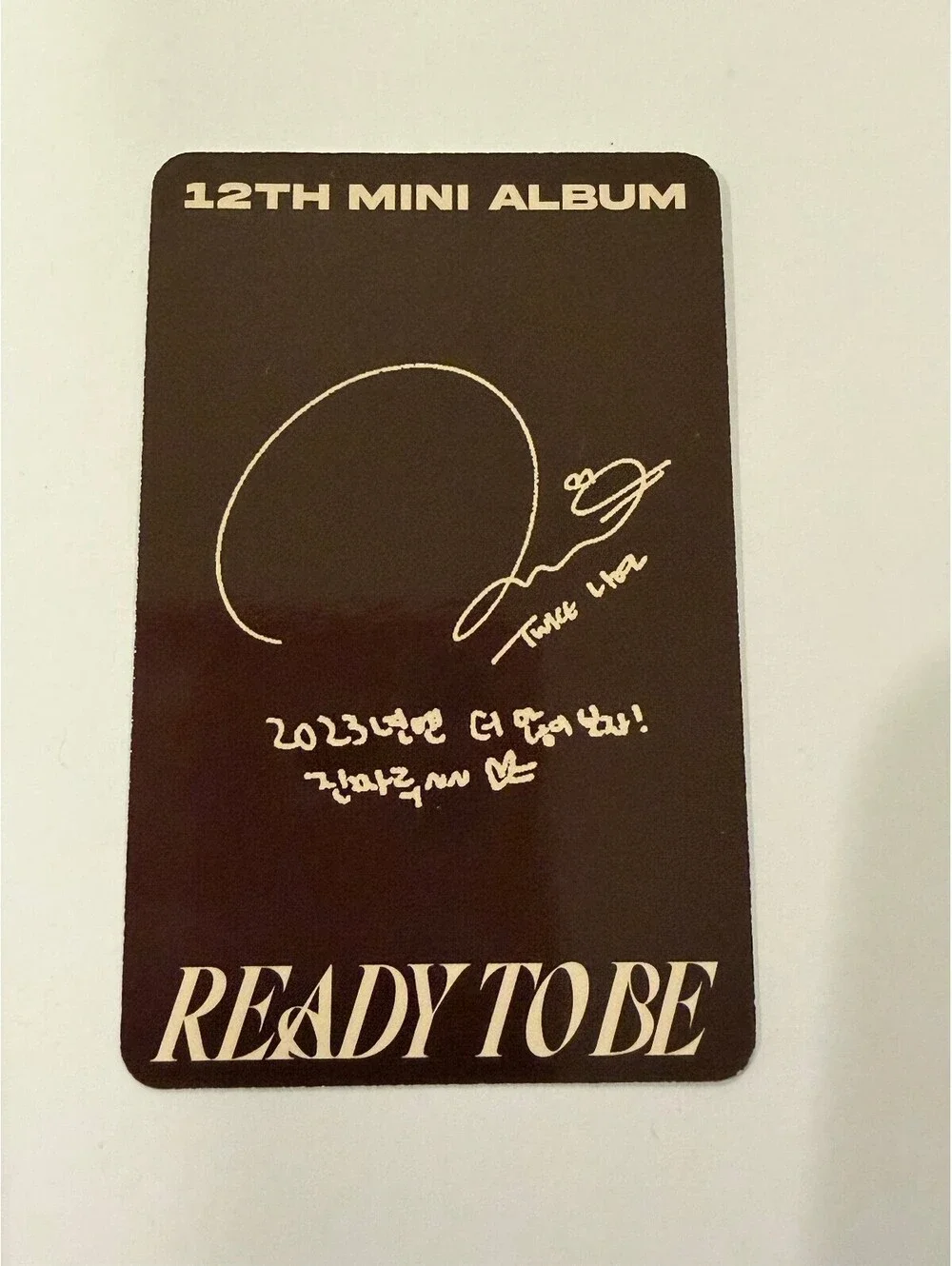 Twice Nayeon READY TO BE Album Photocard